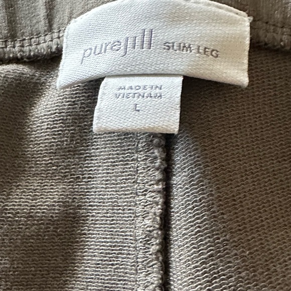 J. Jill pure Jill Ponte Knit Pants Sz L EUC - Picture 2 of 5